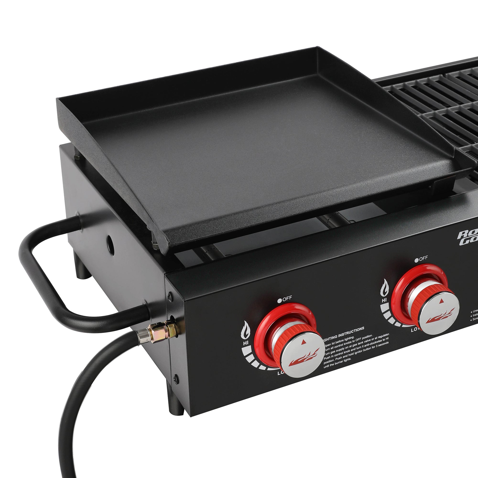 Royal Gourmet 4-Burner GD4002T Portable Gas Grill and Griddle Combo, 40000 BTU