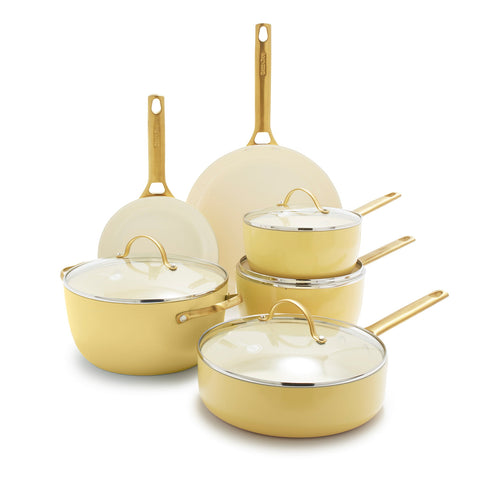 GreenPan Reserve Hard Anodized Healthy Ceramic Nonstick Cookware Set