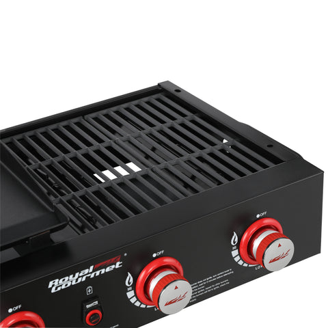 Royal Gourmet 4-Burner GD4002T Portable Gas Grill and Griddle Combo, 40000 BTU