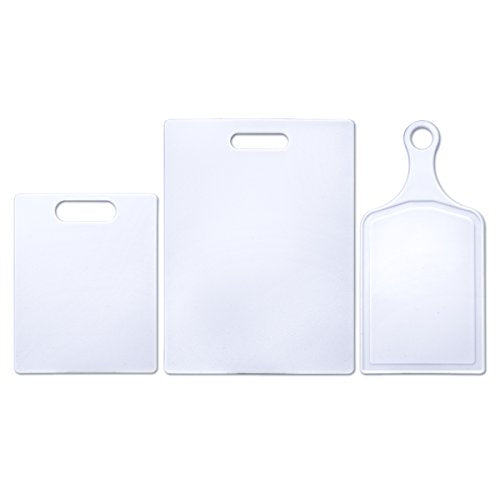 Farberware 3-Piece Plastic Cutting Board Set, Assorted Sizes